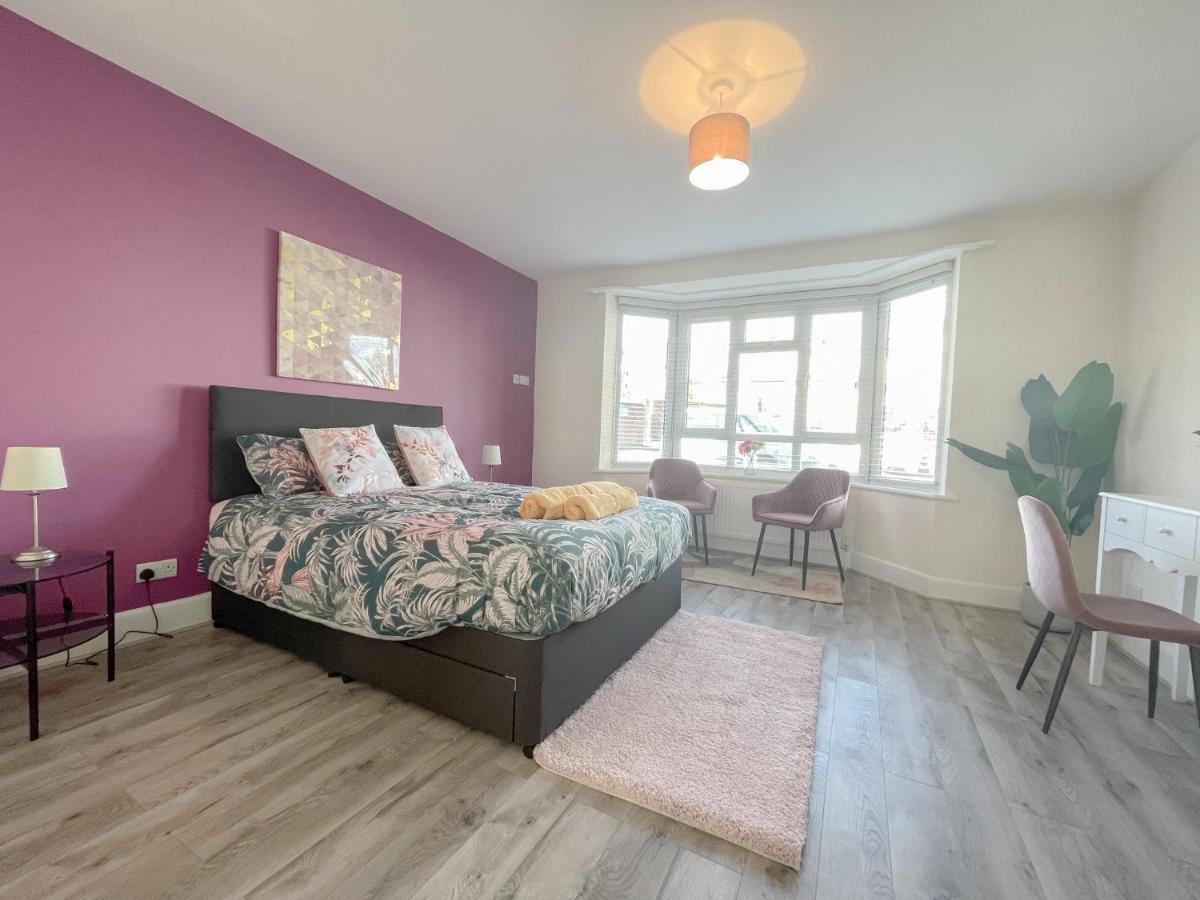 Large 3 Bedroom & 2 Bath - Ground Floor With Parking Bournemouth Exterior photo